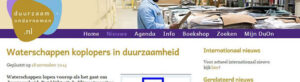 Bericht duurzaam ondernemenb